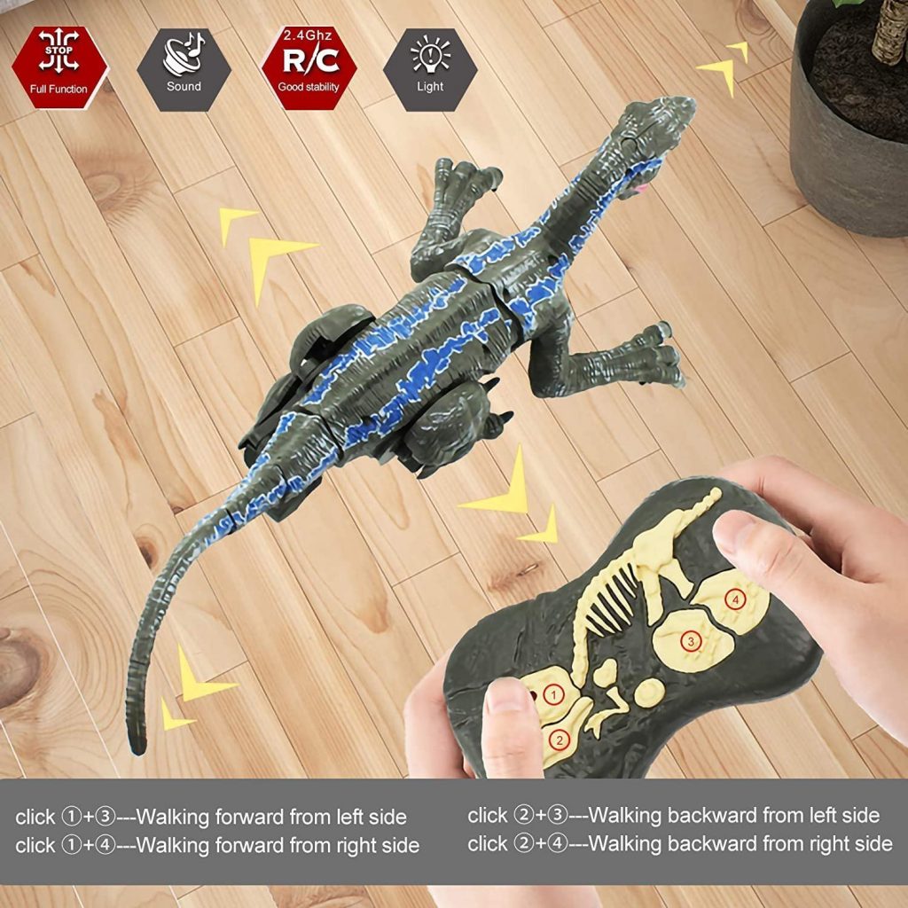 （Buy 2 free shipping）Remote Control Dinosaur Toys for Kids Clearance